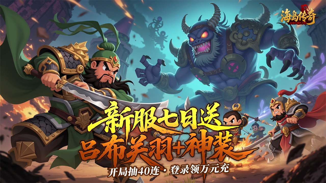 【新游上线】海岛传奇（权御三国0.1折）
